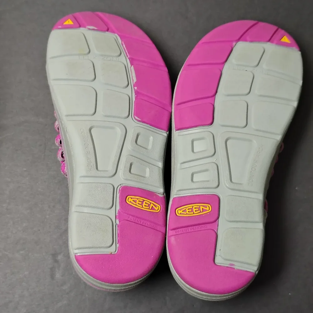 Keen Sandals Womens 7.5 Gray Pink Uneek Cord Outdoor Hiking Water Shoes